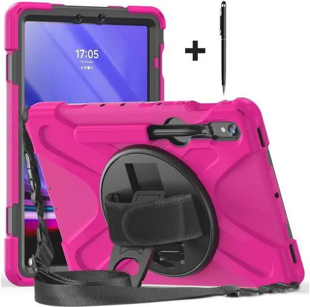 Main image of Case for Samsung Galaxy Tab S9 11 inch 2023 / S9 FE 10.9" / S10 FE 10.9 Inch/S8 11" /S7 11 inch 2020 Case with Pen Holder Shockproof Cover with Rotatable Stand, Hand/Shoulder Strap
