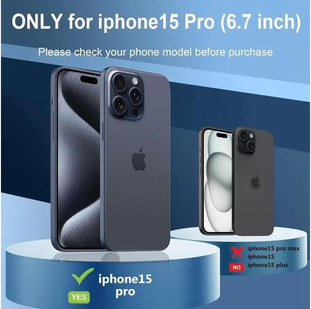 Alt view image 2 of 7 - for iPhone 15 Pro 6.1 inch Waterproof Case Magnetic, [Compatible with MagSafe][with Screen Protector][IP68 Underwater][15FT Military Dropproof][Dustproof] Phone Cover for iPhone 15 Pro 6.1" Red