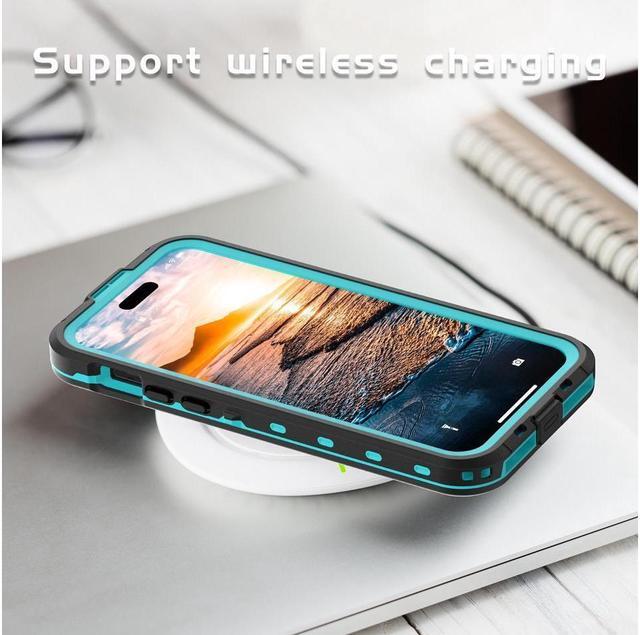 Alt view image 5 of 7 - for iPhone 15 Plus 6.7 inch Waterproof Case Magnetic, [Compatible with MagSafe][with Screen Protector][IP68 Underwater][15FT Military Dropproof][Dustproof] Phone Cover for iPhone 15 Plus 6.7" Red