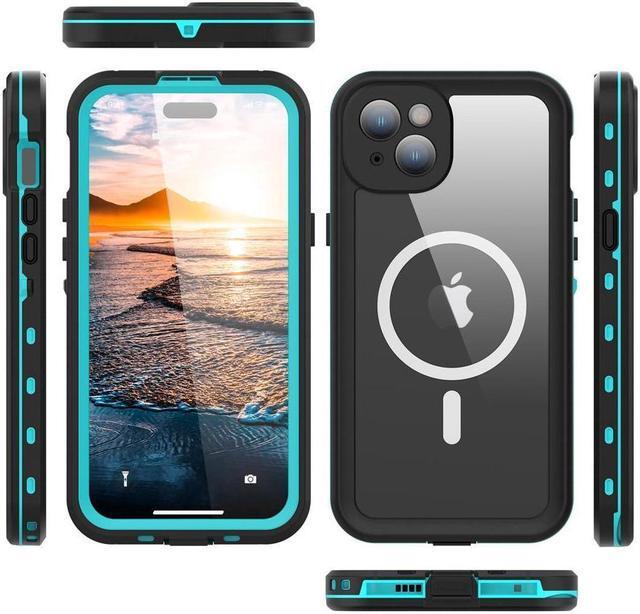 Alt view image 6 of 7 - for iPhone 15 Plus 6.7 inch Waterproof Case Magnetic, [Compatible with MagSafe][with Screen Protector][IP68 Underwater][15FT Military Dropproof][Dustproof] Phone Cover for iPhone 15 Plus 6.7" Red