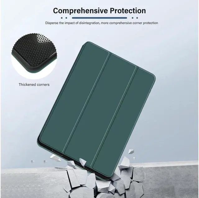 Alt view image 7 of 7 - BONAEVER for Google Pixel 2023 Case 11 inch Ultra Slim PU Leather TPU Back Shell Foldable Stand and Drop-Shockproof Case Cover Google Pixel Compatible with Charging Speaker