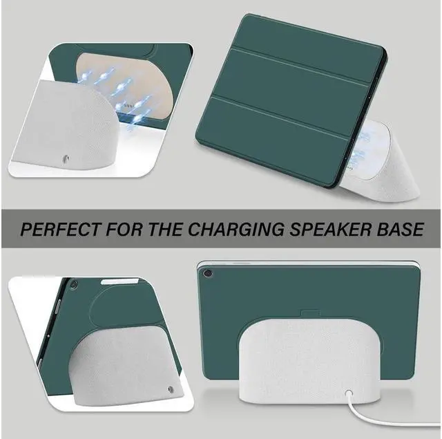 Alt view image 5 of 7 - BONAEVER for Google Pixel 2023 Case 11 inch Ultra Slim PU Leather TPU Back Shell Foldable Stand and Drop-Shockproof Case Cover Google Pixel Compatible with Charging Speaker