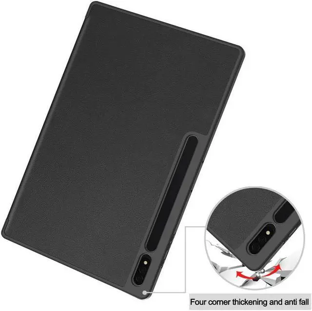Alt view image 4 of 7 - BONAEVER Protective Case for Samsung Galaxy Tab S10 Ultra 2024/ S9 Ultra 2023/ S8 Ultra 2022 14.6 Inch Folio Slim Stand Cover with with Pencil Holder Stylus Pen