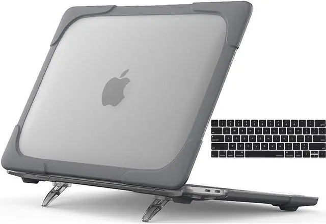 Main image of BONAEVER For MacBook Pro 13 Case 2019 2018 2017 2016 Release A2159 A1989 A1706 A1708 Plastic Hard Shell Shockproof Cover with Fold Stand and & Keyboard Cover