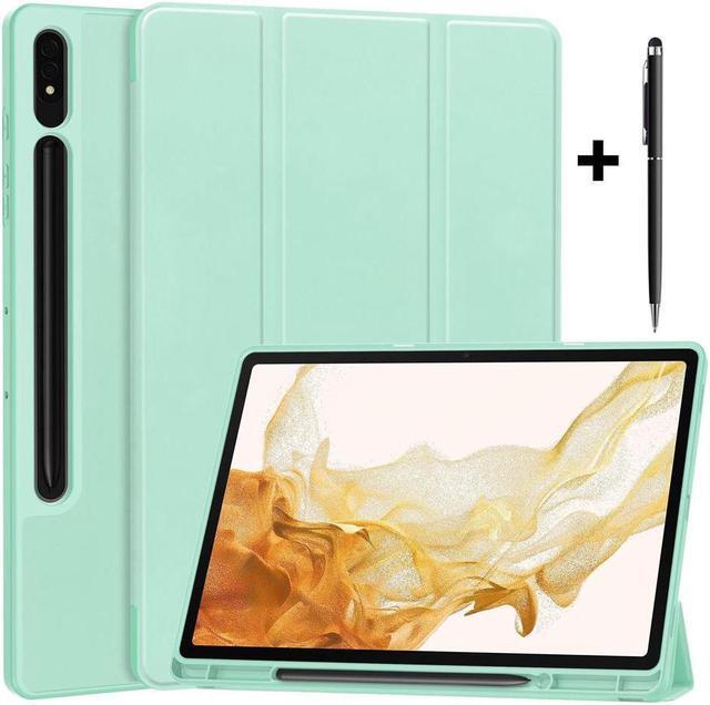 Main image of BONAEVER Case for Samsung Galaxy Tab S9 11 inch 2023 SM-X710 SM-X716B SM-X718U Folio Slim Stand Cover Protective Cover with with Pencil Holder Stylus Pen