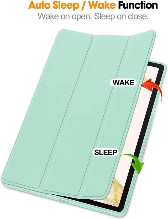 Alt view image 2 of 7 - BONAEVER Case for Samsung Galaxy Tab S9 11 inch 2023 SM-X710 SM-X716B SM-X718U Folio Slim Stand Cover Protective Cover with with Pencil Holder Stylus Pen