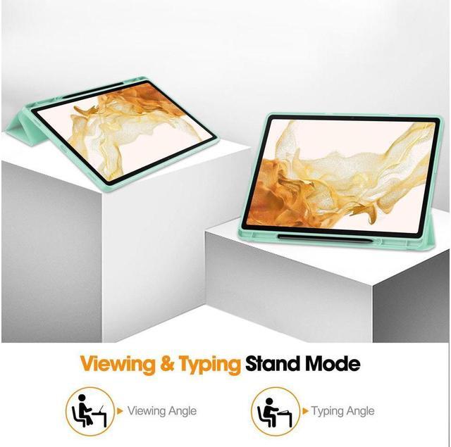 Alt view image 3 of 7 - BONAEVER Case for Samsung Galaxy Tab S9 11 inch 2023 SM-X710 SM-X716B SM-X718U Folio Slim Stand Cover Protective Cover with with Pencil Holder Stylus Pen