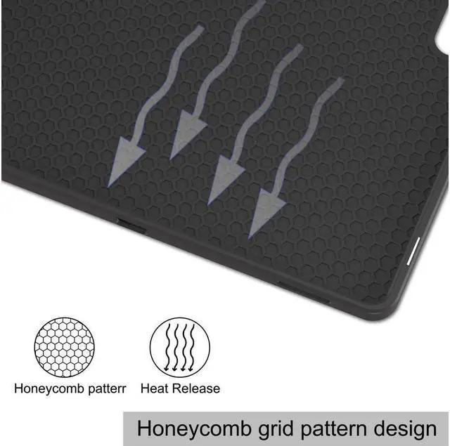 Alt view image 6 of 7 - BONAEVER Protective Case for Samsung Galaxy Tab S10 Ultra 2024/ S9 Ultra 2023/ S8 Ultra 2022 14.6 Inch Folio Slim Stand Cover with with Pencil Holder Stylus Pen