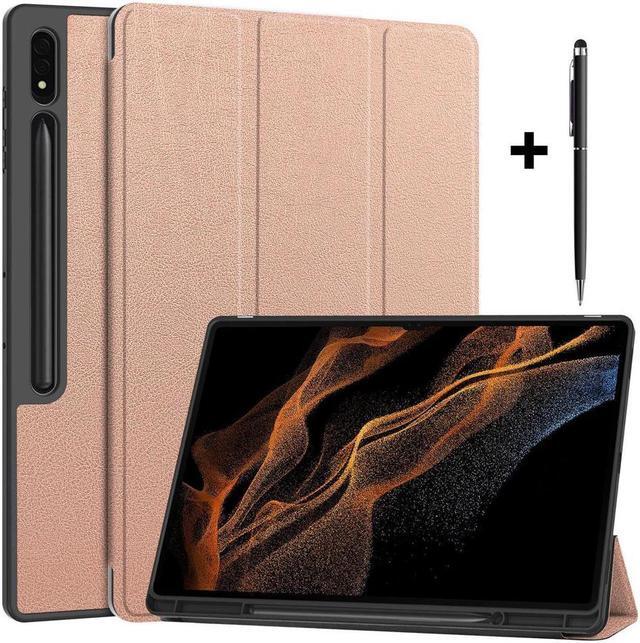 Main image of BONAEVER Protective Case for Samsung Galaxy Tab S9 Ultra 14.6 inch 2023 SM-X910 SM-X916B SM-X918U Folio Slim Stand Cover with with Pencil Holder Stylus Pen