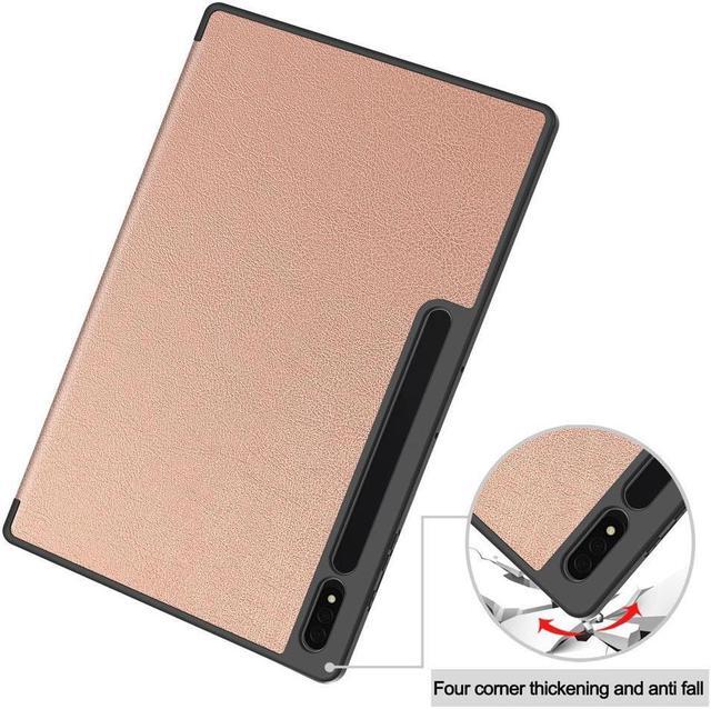 Alt view image 4 of 7 - BONAEVER Protective Case for Samsung Galaxy Tab S9 Ultra 14.6 inch 2023 SM-X910 SM-X916B SM-X918U Folio Slim Stand Cover with with Pencil Holder Stylus Pen