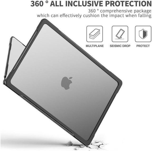 Alt view image 3 of 7 - BONAEVER For Macbook Air 15 inch Case 2025 2024 2023 A3241 M4 A3114 M3 A2941 M2 with Liquid Retina Display Touch ID Rugged Hard Shockproof Cover with Stand and Keyboard Skin Type C Adapter