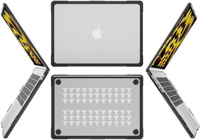 Alt view image 4 of 7 - BONAEVER For Macbook Air 15 inch Case 2025 2024 2023 A3241 M4 A3114 M3 A2941 M2 with Liquid Retina Display Touch ID Rugged Hard Shockproof Cover with Stand and Keyboard Skin Type C Adapter