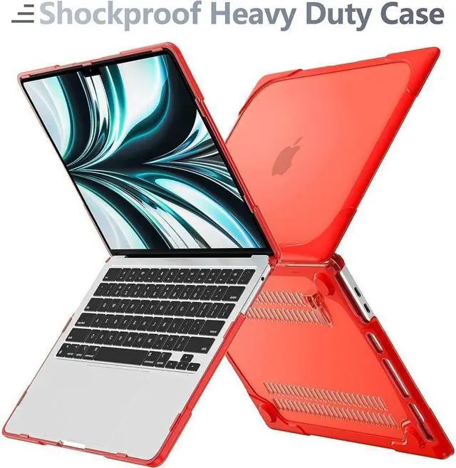 Alt view image 6 of 7 - BONAEVER For MacBook Pro 13 inch Case 2022 2020 Release Model A2338 M2 M1 A2289 A2251 Plastic Hard Shell Shockproof Cover with Fold Stand and & Keyboard Cover