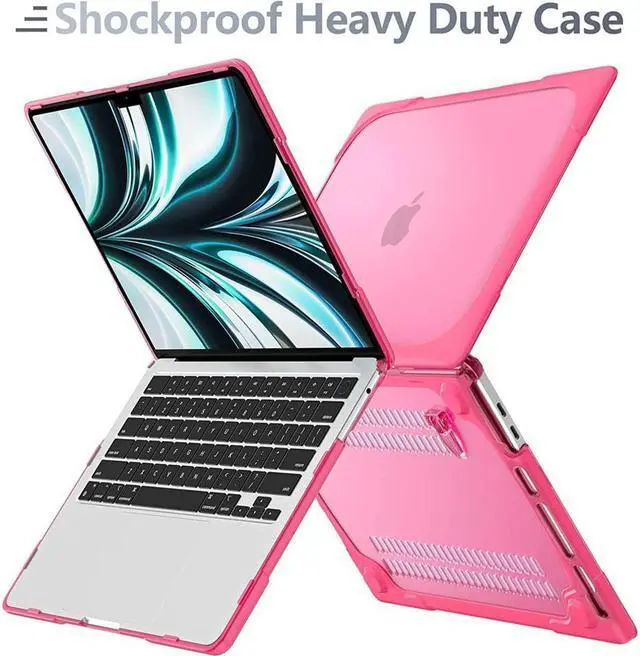 Alt view image 6 of 7 - BONAEVER For MacBook Pro 13 inch Case 2022 2020 Release Model A2338 M2 M1 A2289 A2251 Plastic Hard Shell Shockproof Cover with Fold Stand and & Keyboard Cover