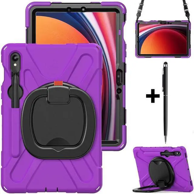 Main image of BONAEVER Case for Samsung Galaxy Tab S10 Lite 10.9 2025/S10 FE 10.9" 2025/S9 FE 10.9 Inch/ S9 11 Inch 2023/S8 11 inch 2022/S7 2020 11" with Pen Holder Shockproof =Cover with Hand/Shoulder Strap Stand