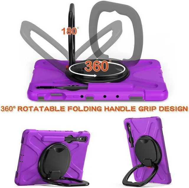 Alt view image 2 of 7 - BONAEVER Case for Samsung Galaxy Tab S10 Lite 10.9 2025/S10 FE 10.9" 2025/S9 FE 10.9 Inch/ S9 11 Inch 2023/S8 11 inch 2022/S7 2020 11" with Pen Holder Shockproof =Cover with Hand/Shoulder Strap Stand