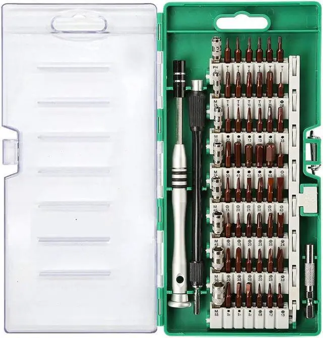 Main image of BONAEVER Precision Screwdriver Set 60 in 1 Magnetic Driver Kit with 56 Mini Multi Bit Sets Professional Repair Tool Kit for Iphone Ipad Macbook PC Laptop PS4 Xbox Watches Smartphones