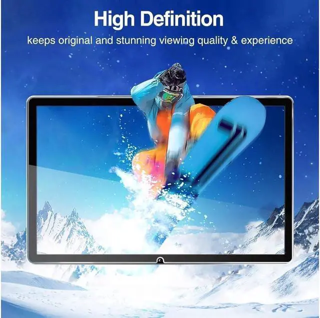 Alt view image 6 of 7 - [2-Pack] Screen Protector for Lenovo Tab P11 Plus 2021 (TB-J616F / TB-J616X) & Tab P11 11 inch 2020 (TB-J606F TB-J606X) Tempered Glass Screen Protector Film, S Pen Compatible, Anti-Fingerprint