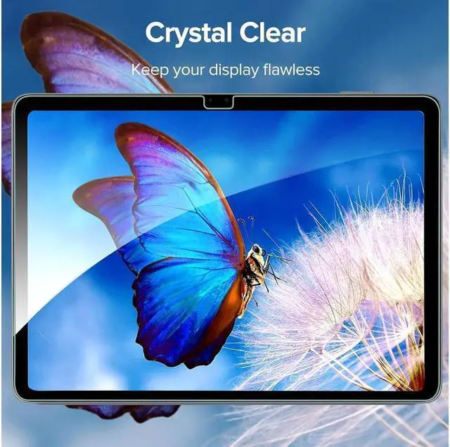 Alt view image 7 of 7 - BONAEVER [2-Pack] Screen Protector for Lenovo IdeaPad Duet 5 Chromebook 13.3 inch Tempered Glass Screen Protector Film S Pen Compatible Anti-Fingerprint Anti-Scratch