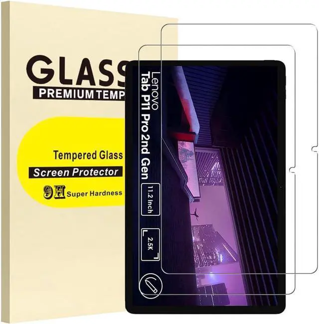 Main image of [2-Pack] Screen Protector for Lenovo Tab P11 Pro Gen 2 / Lenovo Pad Pro 2022 11.2 inch Tempered Glass Screen Protector Film, S Pen Compatible, Anti-Fingerprint, Anti-Scratch