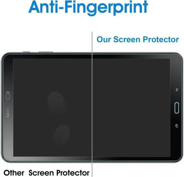Alt view image 5 of 7 - BONAEVER [2-Pack] Screen Protector for Samsung Galaxy Tab A 8.0 inch 2017 SM-T380 SM-T385 Tempered Glass Screen Protector Film S Pen Compatible Scratch Resi Standant