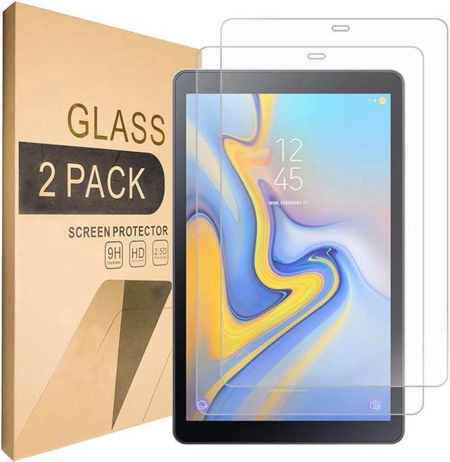 Main image of BONAEVER [2-Pack] Screen Protector for Samsung Galaxy Tab A 10.5 inch 2018 SM-T590/SM-T595/SM-T597 Tempered Glass Screen Protector FilmScratch Resi Standant