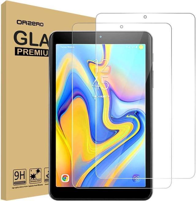 Main image of BONAEVER [2-Pack] Screen Protector for Samsung Galaxy Tab A 8.0 inch 2018 Model SM-T387 Tempered Glass Screen Protector FilmScratch Resi Standant