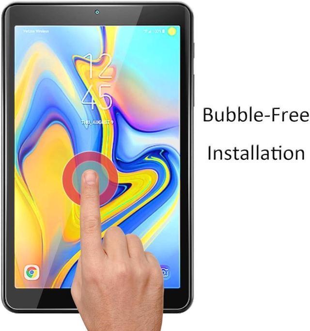 Alt view image 4 of 7 - BONAEVER [2-Pack] Screen Protector for Samsung Galaxy Tab A 8.0 inch 2018 Model SM-T387 Tempered Glass Screen Protector FilmScratch Resi Standant