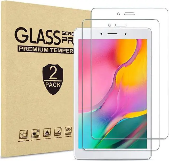 Main image of BONAEVER [2-Pack] Screen Protector for Samsung Galaxy Tab A 8.0 inch 2019 SM-T290/T295/T297 Tempered Glass Film Ultra Clear Anti Scratch Bubble Free