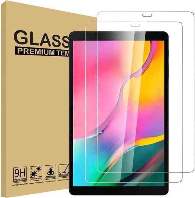Main image of BONAEVER [2-Pack] Screen Protector for Samsung Galaxy Tab A 10.1 inch 2019 SM-T510 T515 T517 Tempered Glass Screen Protector Film Scratch Resi Standant