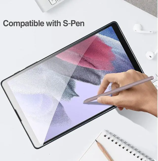 Alt view image 6 of 7 - BONAEVER [2 Pack] Galaxy Tab A7 Lite 8.7 Inch 2021 Screen Protectors SM-T220 T225 T227 Tempered Glass Screen Film Guard for Samsung Galaxy Tab A7 Lite 8.7" 2021 Release SM-T220 SM-T225 SM-T227