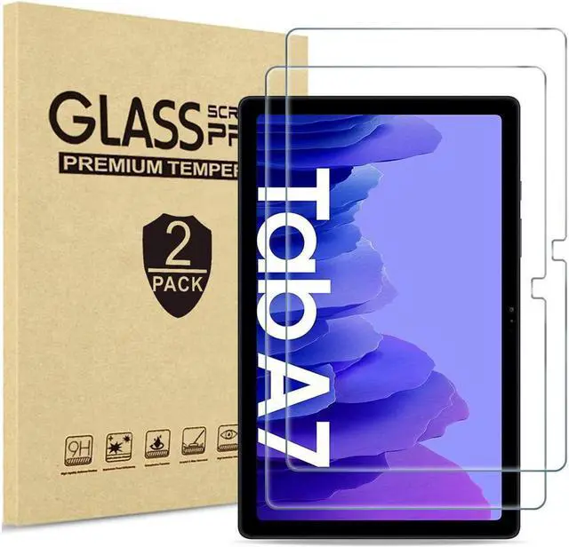 Main image of BONAEVER [2-Pack] Screen Protector for Samsung Galaxy Tab A7 10.4 inch 2022 2020 Model SM-T509 T500 T503 T505 T507 Tempered Glass Screen Protector Film S-Pen CompatibleScratch Resi Standant