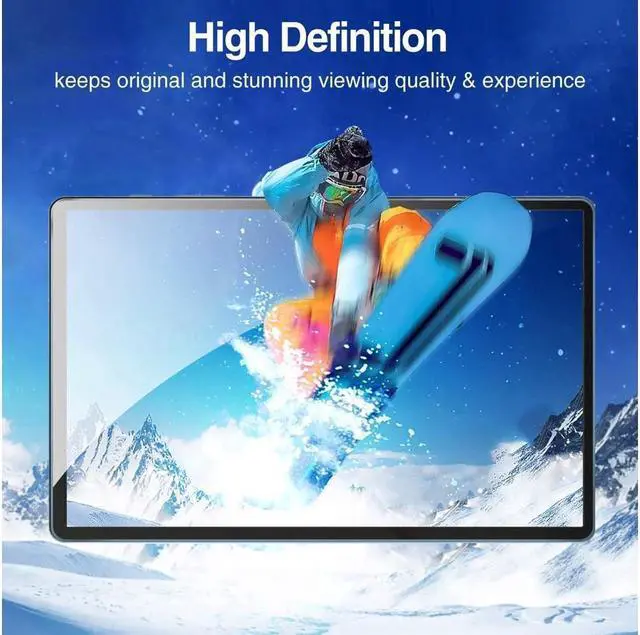 Alt view image 6 of 7 - BONAEVER [2-Pack] Screen Protector for Samsung Galaxy Tab A7 10.4 inch 2022 2020 Model SM-T509 T500 T503 T505 T507 Tempered Glass Screen Protector Film S-Pen CompatibleScratch Resi Standant