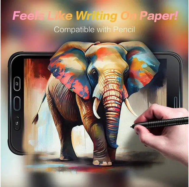 Alt view image 6 of 7 - BONAEVER [3-Pack] Screen Protector for Samsung Galaxy Tab Active 2 8.0 Inch Model SM-T395 SM-T390 Tempered Glass Screen Protector Film S-Pen CompatibleScratch Resi Standant