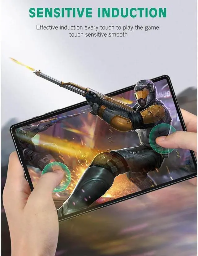 Alt view image 7 of 7 - BONAEVER [2-Pack] Screen Protector for Samsung Galaxy Tab S9 2023 / Tab S8 2022 / Tab S7 2020 11 inch HD Tempered Glass Film Compatible with S Pen Anti-Scratches Case Friendly