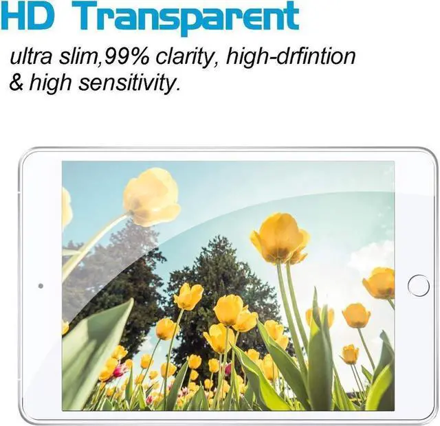 Alt view image 6 of 6 - BONAEVER [2 Pack] Screen Protector for iPad Mini 5 2019 Easy In Standallation Tempered Glass for iPad Mini 5 iPad Mini 4 7.9 inch