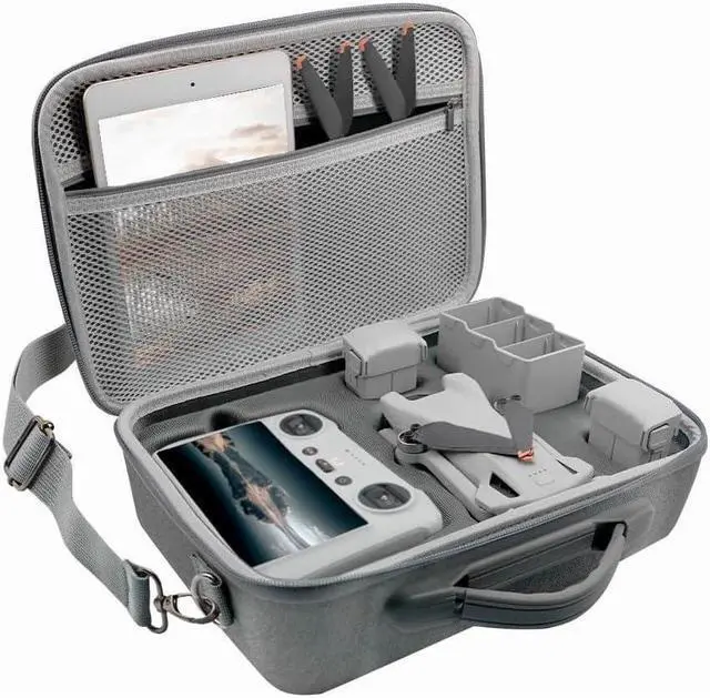 Main image of BONAEVER Mini 3 Pro Drone Case for Mini 3 /Mini 3 Pro DroneWaterproof Travel Bag Professional Storage Drone Case for DJI RC/RC N1 Controller Mini 3 Pro Accessories (CASE ONLY)