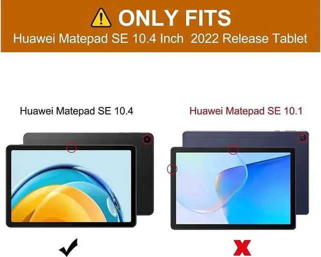 Alt view image 2 of 7 - BONAEVER Touchpad Keyboard Case for Huawei Matepad SE 10.4 Inch 2022 Model AGS5-W09 / AGS5-L09 Smart Folio Cover with Pencil Holder Magnetic Wireless Bluetooth Keyboard