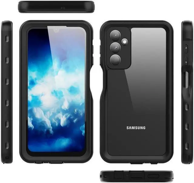 Alt view image 3 of 7 - BONAEVER Waterproof Case for Samsung Galaxy A24 4G / Galaxy A25 5G Snowproof Du Standproof Shockproof IP68 Certified Protection Fully Sealed Underwater Protective Cover