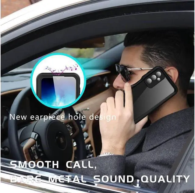 Alt view image 5 of 7 - BONAEVER Waterproof Case for Samsung Galaxy A24 4G / Galaxy A25 5G Snowproof Du Standproof Shockproof IP68 Certified Protection Fully Sealed Underwater Protective Cover