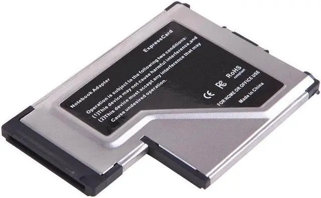 Alt view image 3 of 7 - BONAEVER 2 Dual Ports USB 3.0 HUB Express Card ExpressCard 54mm Hidden Adapter Converter USB3.0 for PCMCIA Laptop PC