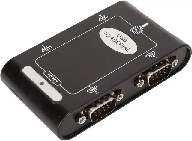 Main image of BONAEVER USB to Serial Adapter Com Reserved Function 4 RS232 Ports Compact Design Compact Design USB to RS232 Adapter Windows Compatible Suitable for Notebook Computers