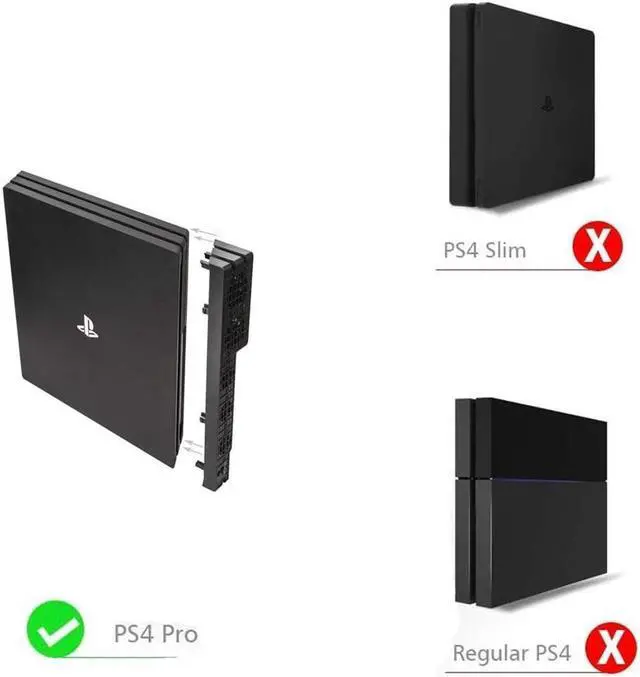 Alt view image 2 of 7 - BONAEVER Cooling Fan for PS4 PRO USB External Cooler 5 Fan Turbo Temperature Control Compatible with Sony Play Station Pro Gaming Console