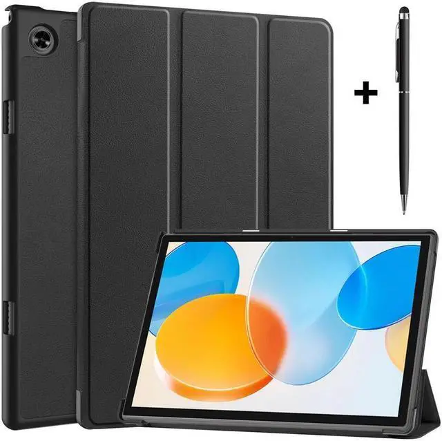 Main image of BONAEVER Case for Tecla Stand M40 / M40 Pro / P20S / P20HD Tri fold Slim Hard Shell Smart Protective Cover with Multi-Angle Stand Universal Stylus Pen