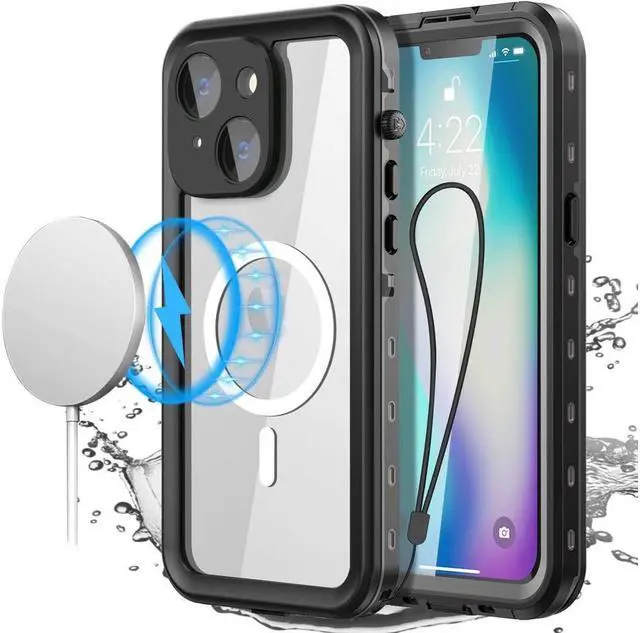 Main image of BONAEVER for iPhone 14 Case Waterproof Compatible with Magsafe Magnetic Protective iPhone 14 Phone Case Water Proof Mag Safe Magnet Shockproof Clear with Screen Protector