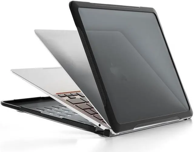 Alt view image 2 of 7 - BONAEVER Compatible with MacBook Air 13 inch Case 2022 2021-2018 Release A2337 M1 A2179 A1932 Retina Display Touch ID Rugged Hard Shell Shockproof Cover with Keyboard Skin