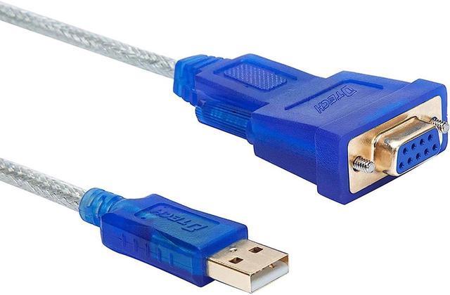 FTDI Chip RS232 USB A Female to DB-9 Male Converter Cable