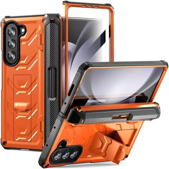 Main image of BONAEVER For Samsung Galaxy Z Fold 5 Case with S Pen Holder Built-in Stand and & Screen Protector 360° Full-Body & Hinge Protection Rugged Phone Cover for Galaxy Z Fold 5 2023