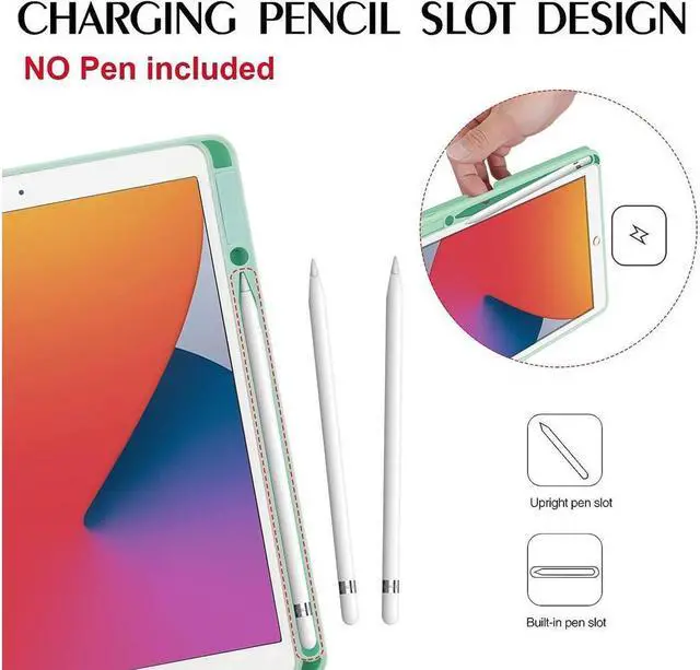 Alt view image 4 of 7 - BONAEVER Keyboard Case For iPad 10.2 inch 9th 8th 7th 2021/2020/2019 iPad Pro 10.5 inch/iPad Air 3 10.5 Backlit 7 Colors Wireless Keyboard with Protective Cover with Pen Holder