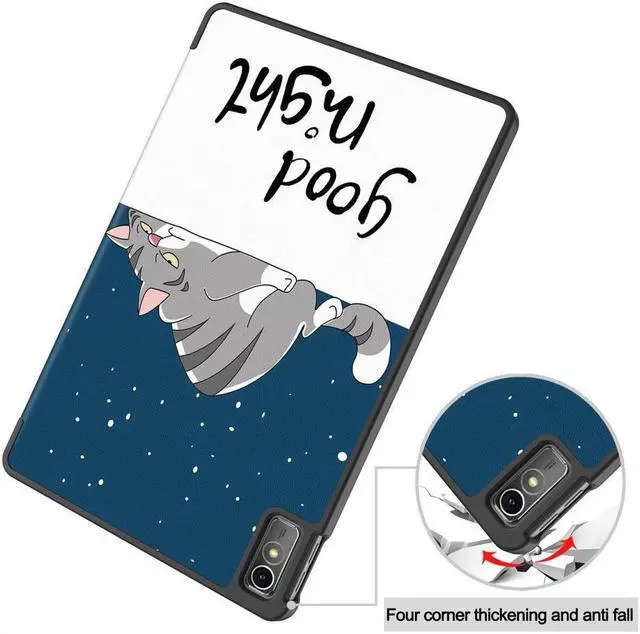 Alt view image 7 of 7 - BONAEVER Case for Lenovo Tab M10 5G 10.6 Inch 2023 TB-360ZU TB-360XU Tri fold Slim Hard Shell Smart Protective Cover with Multi-Angle Stand Universal Stylus Pen